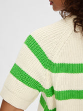 Afbeelding in Gallery-weergave laden, Selected Femme Bloomie Knit O-Neck White Green
