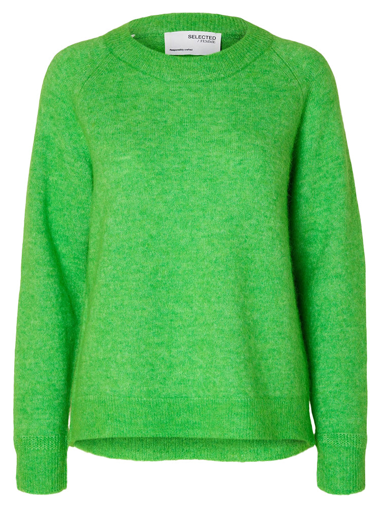 Selected Femme Lulu Knit O-neck Classic Green