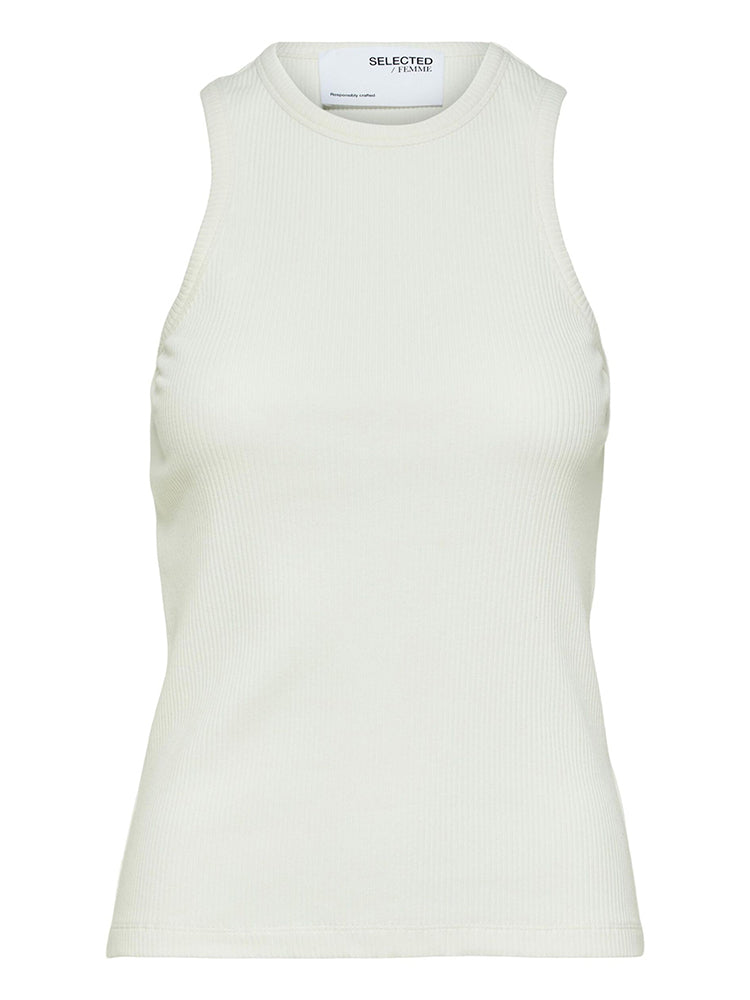 Selected Femme Anna Tank Top Snow White