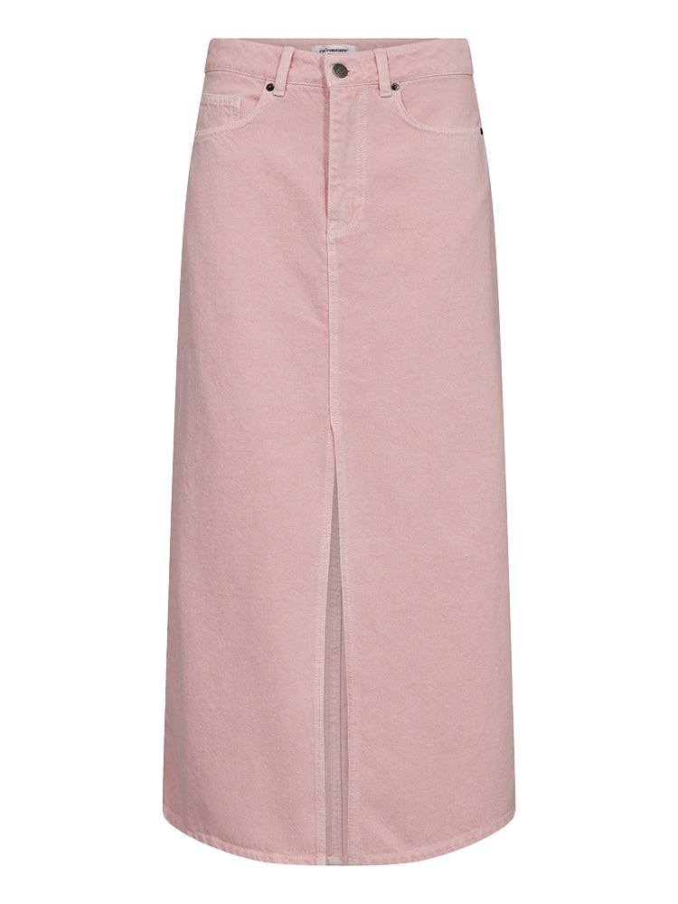Co Couture Vika Dye Slit Skirt Bubblegum