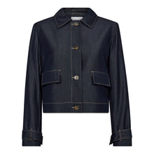 Afbeelding in Gallery-weergave laden, co&#39;couture Terry Denim Jacket Dark Denim
