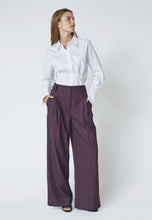 Afbeelding in Gallery-weergave laden, co&#39;couture Almira Pleat Pant Plum

