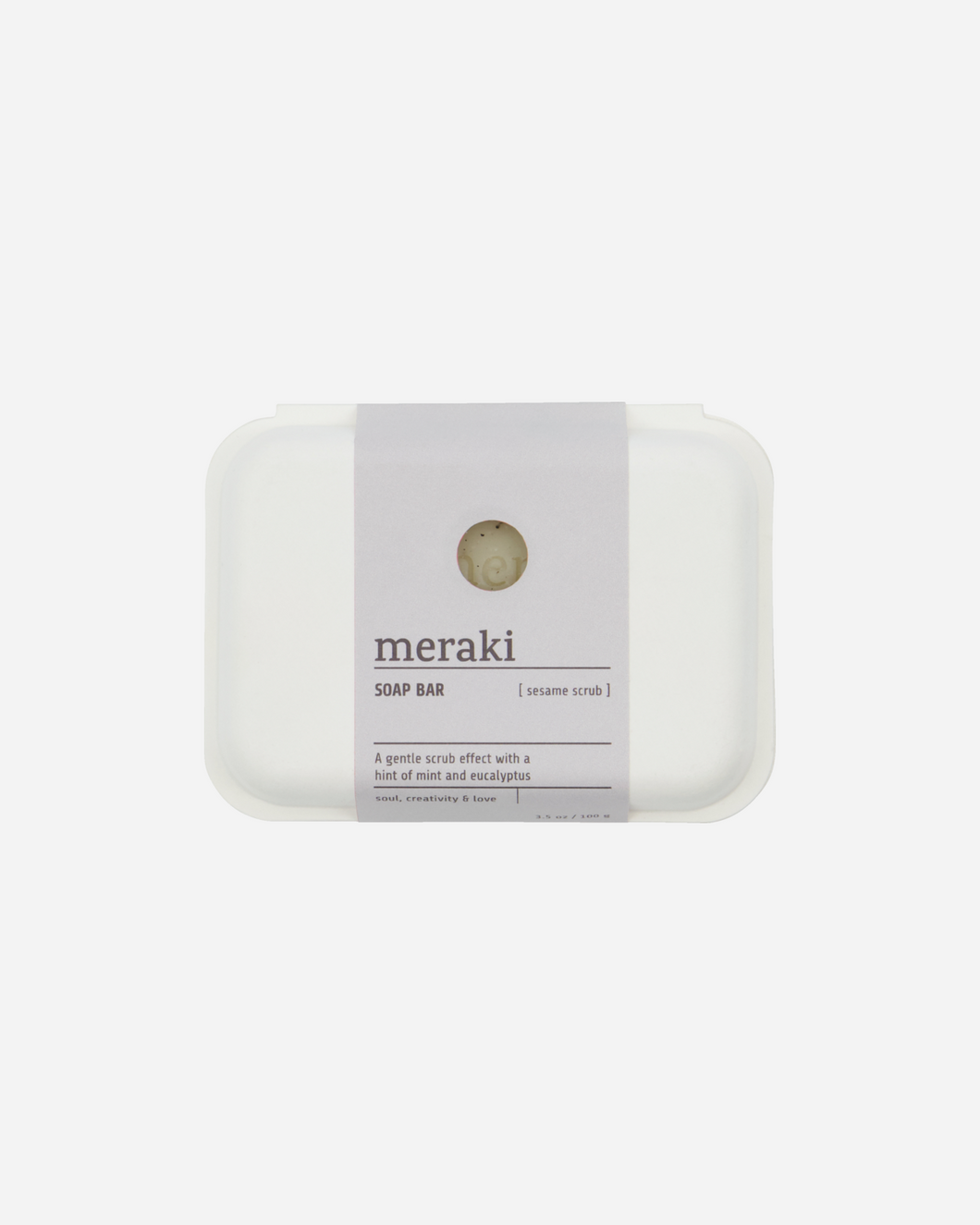 Meraki Soap Bar Sesame Scrub
