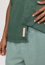 Afbeelding in Gallery-weergave laden, Revolution Cuban Short Sleeve Shirt Dust Green
