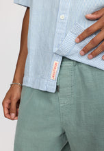 Afbeelding in Gallery-weergave laden, Revolution Oversize Shirt Short Sleeves Blue Stripes
