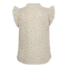Afbeelding in Gallery-weergave laden, Co Couture Evelyn Dot Top Off White
