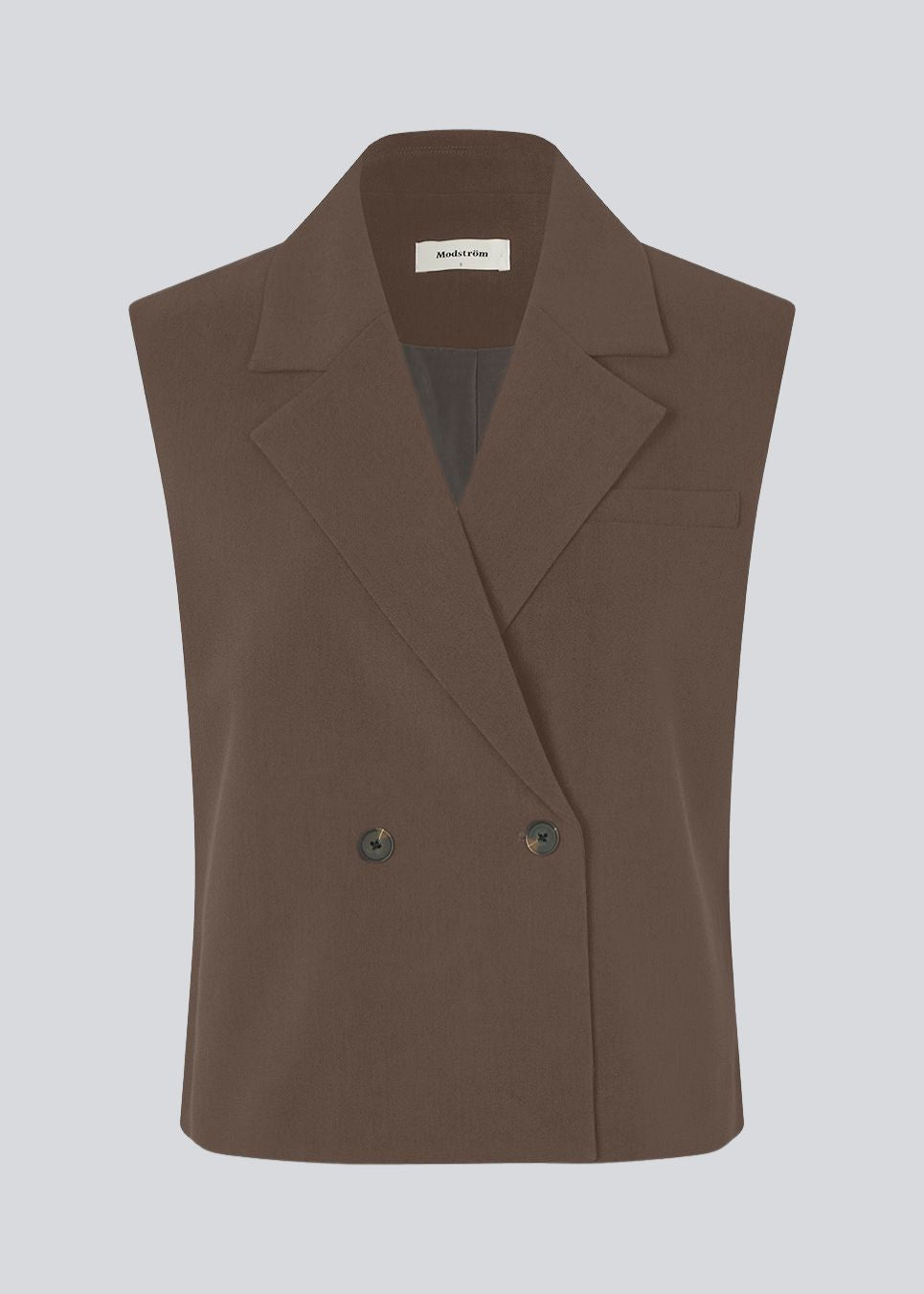 Modstrom Gale Vest Espresso Brown