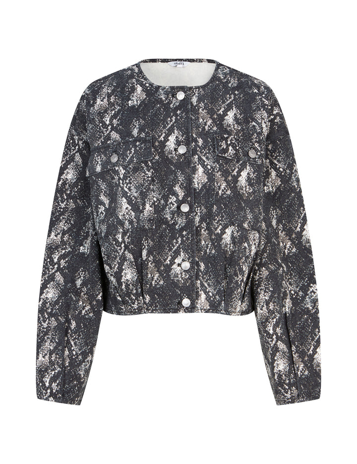 mbym Genevive Jacket Pythiana Washed Snake