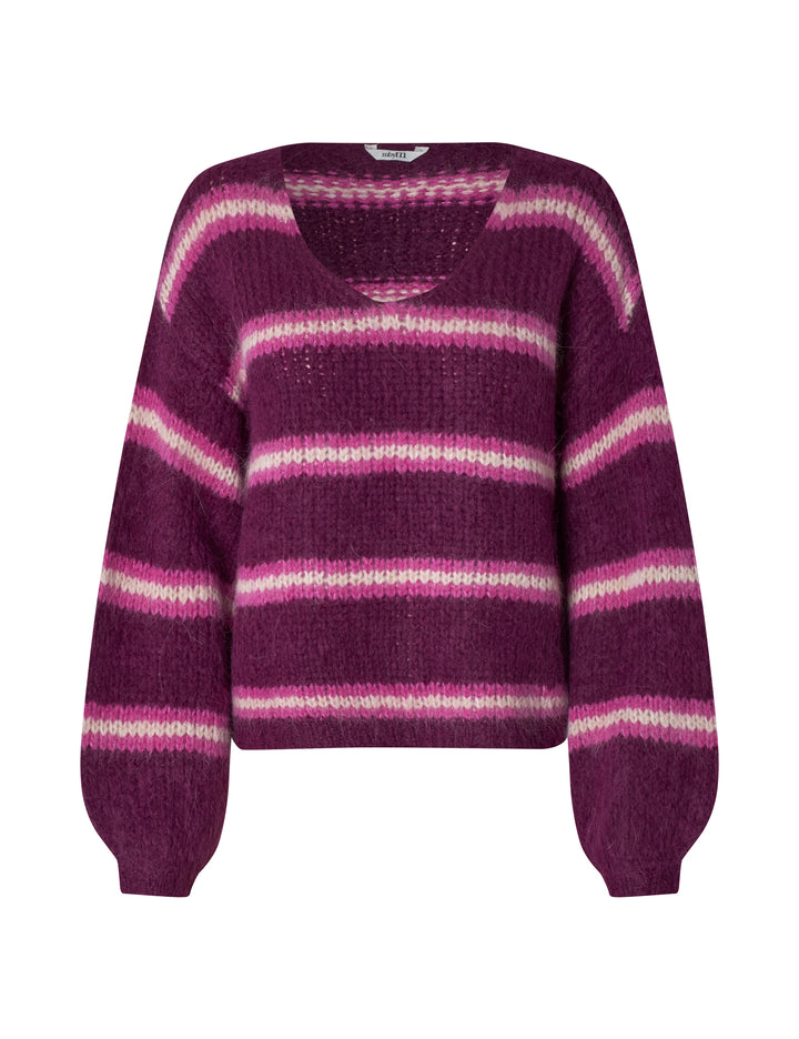 mbyM Gatilin Knit Fig Stripe