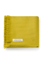 Afbeelding in Gallery-weergave laden, Alpaca Loca Slim Scarf Golden Green
