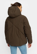 Afbeelding in Gallery-weergave laden, Selfhood Hooded Puffer Dark Brown
