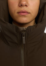 Afbeelding in Gallery-weergave laden, Selfhood Hooded Puffer Dark Brown
