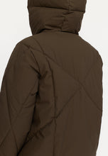 Afbeelding in Gallery-weergave laden, Selfhood Hooded Puffer Dark Brown
