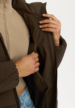 Afbeelding in Gallery-weergave laden, Selfhood Hooded Puffer Dark Brown
