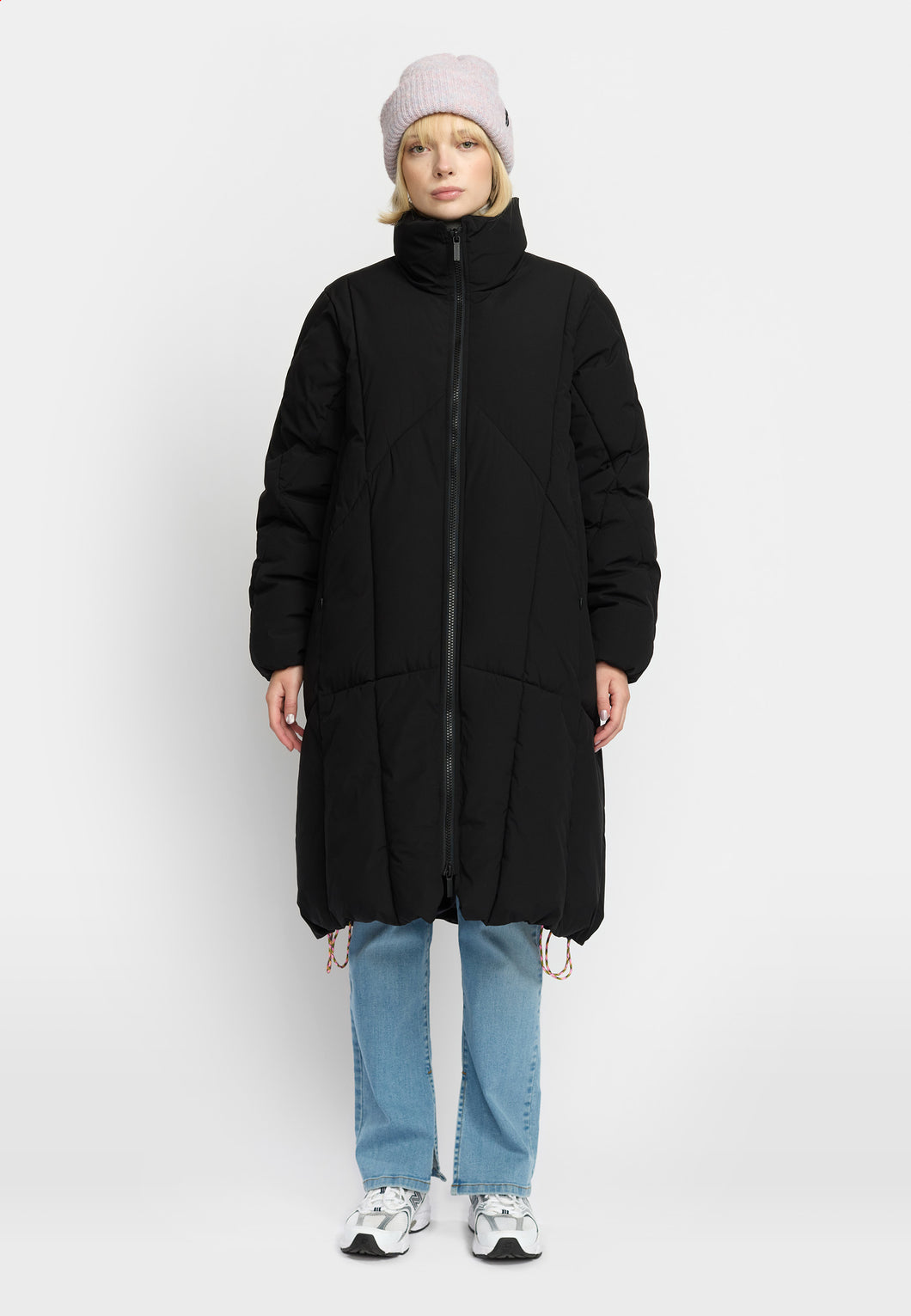 Selfhood Oversize Long Puffer Black