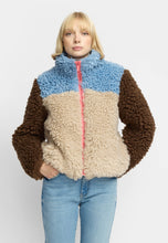 Afbeelding in Gallery-weergave laden, Selfhood  Chunky Block Teddy Jacket Blue
