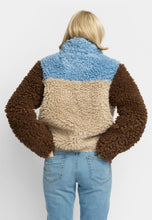 Afbeelding in Gallery-weergave laden, Selfhood  Chunky Block Teddy Jacket Blue
