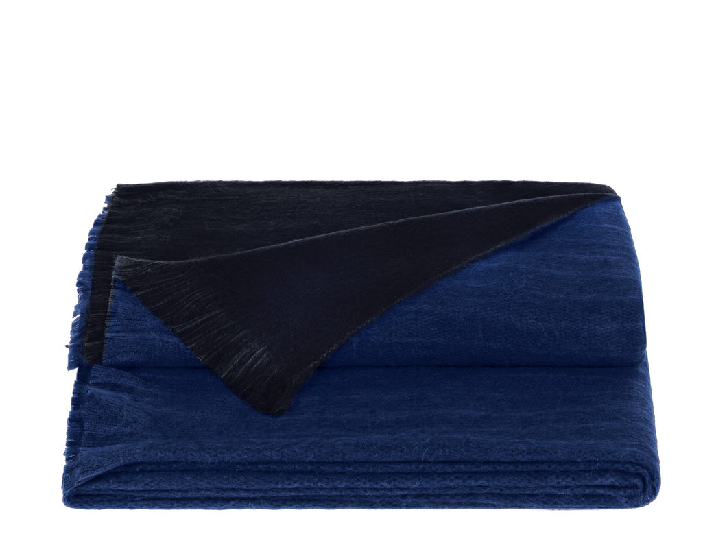 Alpaca Loca Double Plaid Cobalt/Royal Blue