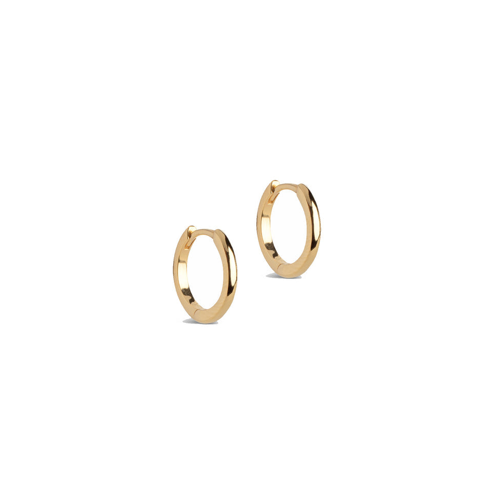 Enamel Copenhagen Classic 10mm Hoops Goud