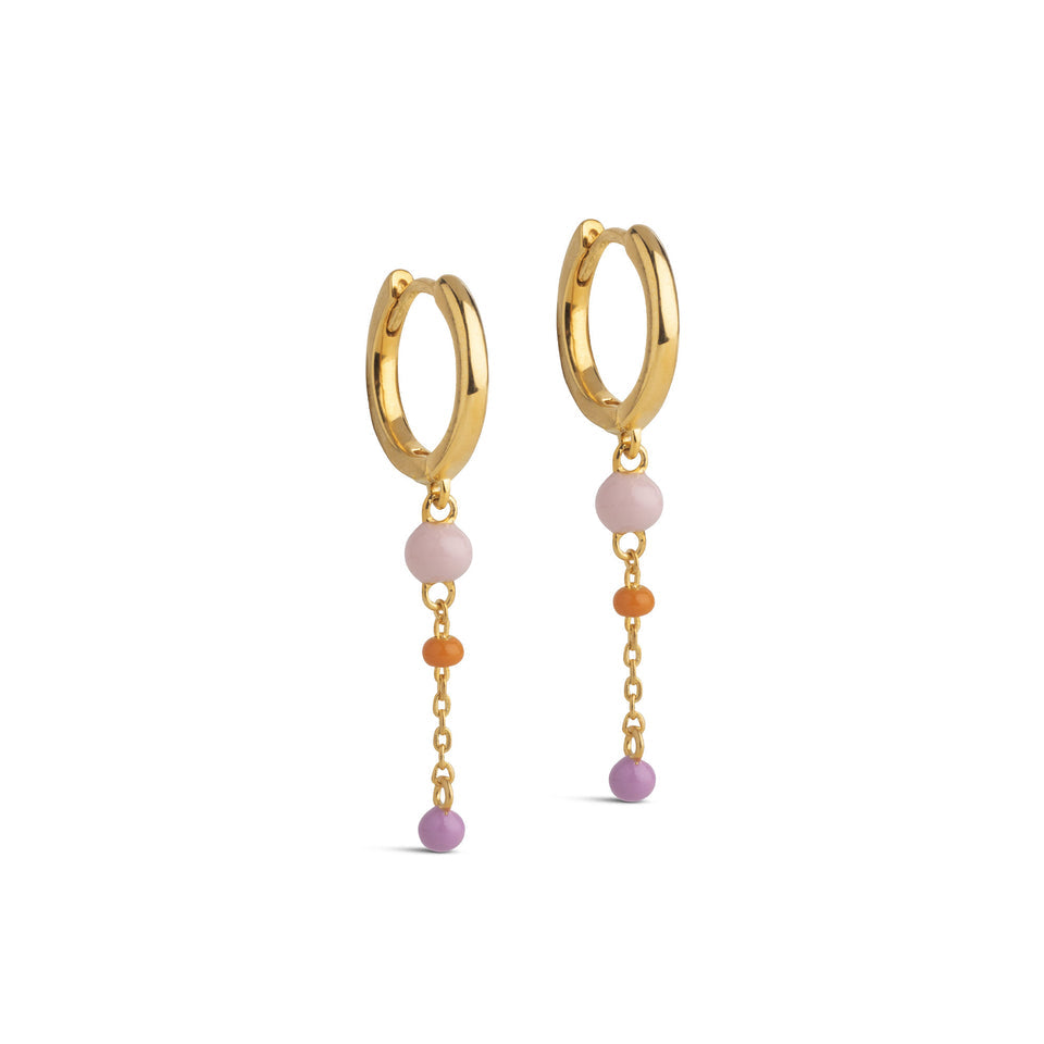 Enamel Copenhagen Lola Bold  Hoops Blush