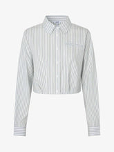 Afbeelding in Gallery-weergave laden, MbyM Shirt Coraly P38 Long Sleeve Ligth Sugar Blue Stripe
