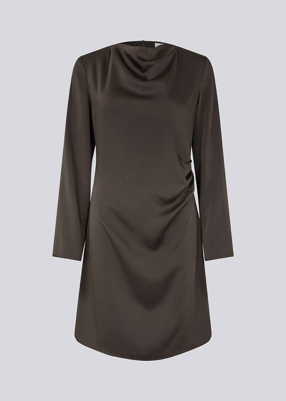 Modstrom Tailor Dress Long Sleeve Seal Brown