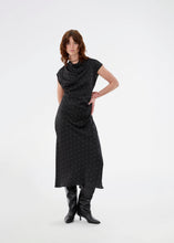 Afbeelding in Gallery-weergave laden, Modstrom Tailor Dot Maxi Dress Sleeveless Black
