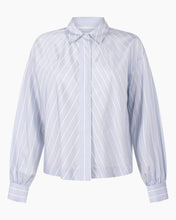 Afbeelding in Gallery-weergave laden, Another Label Fyona Shirt Blue-White Stripes
