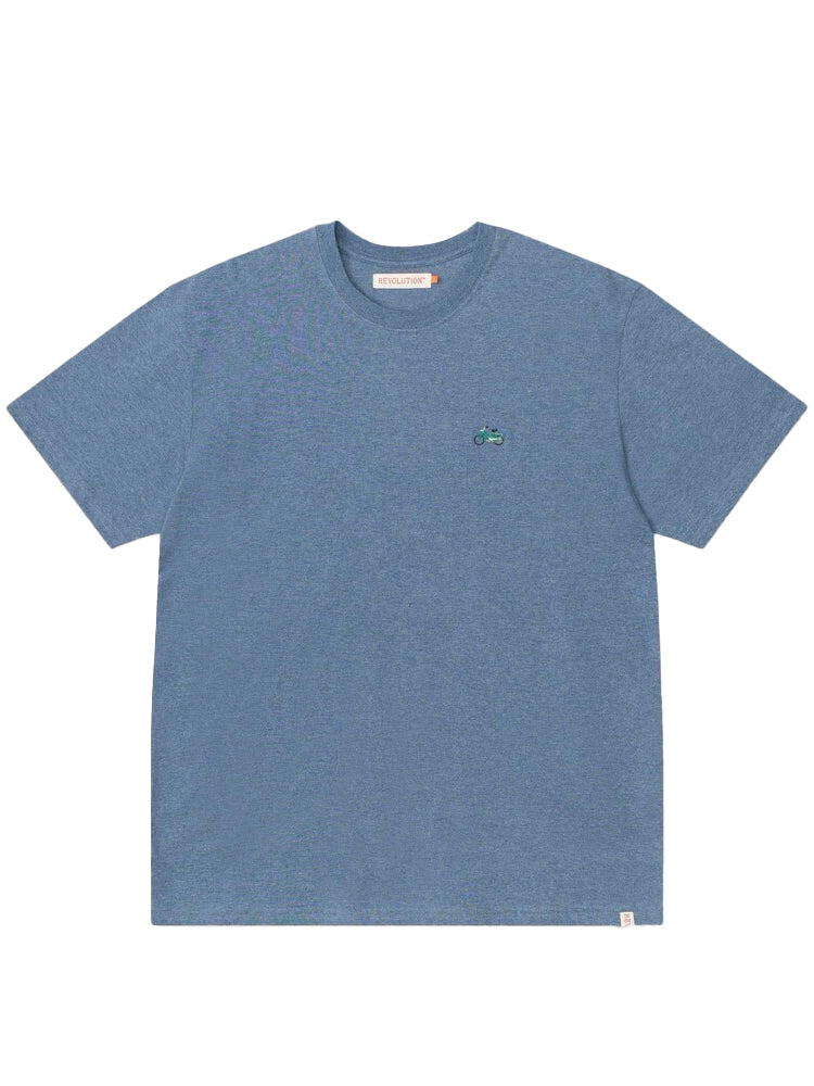 Revolution Application T-Shirt Blue Melange