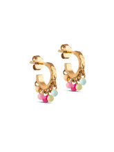 Afbeelding in Gallery-weergave laden, Enamel Copenhagen Astrid Earrings Rainbow Gold
