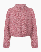 Afbeelding in Gallery-weergave laden, Another Label Becka  Knitted Pull Garnet Rose Melee
