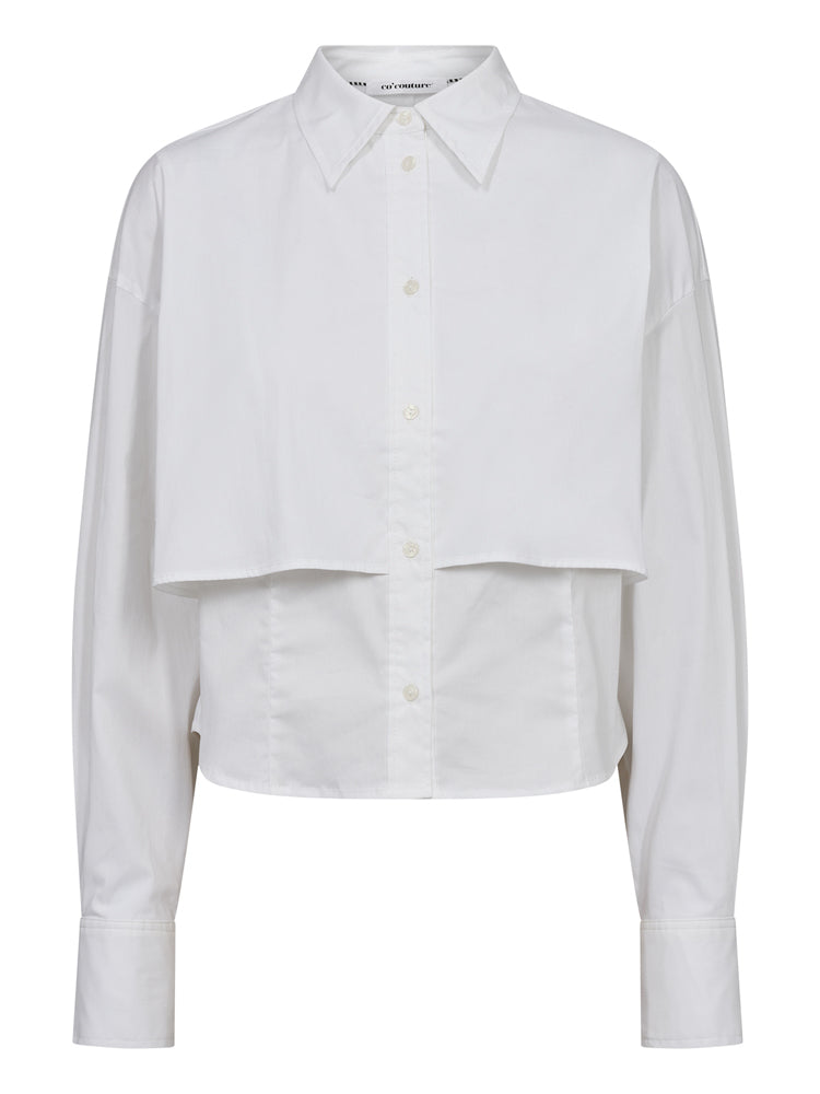 co'couture Sandy Double Layer Shirt White