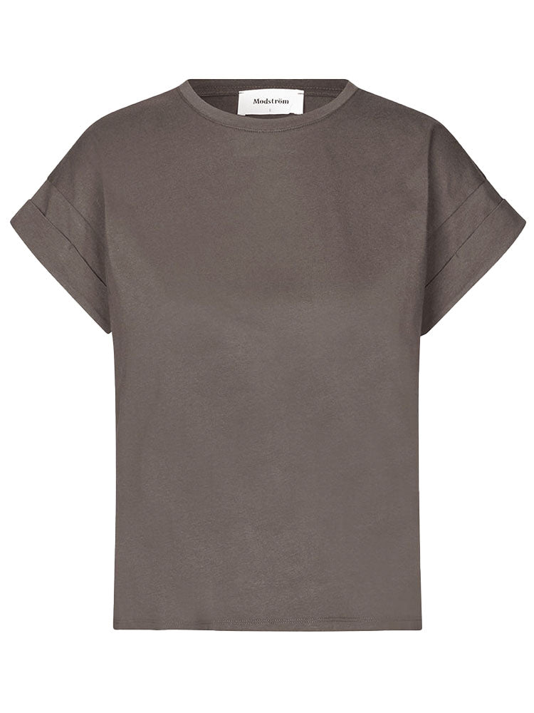 Modstrom Brazil Short T-shirt Warm Gray