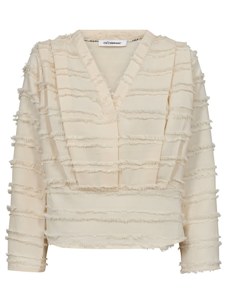 co'couture Belinda Wing Blouse Off white