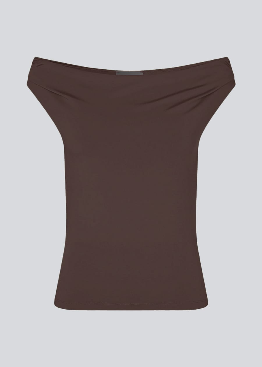Modstrom Hima Off-Shoulder Top  Brown