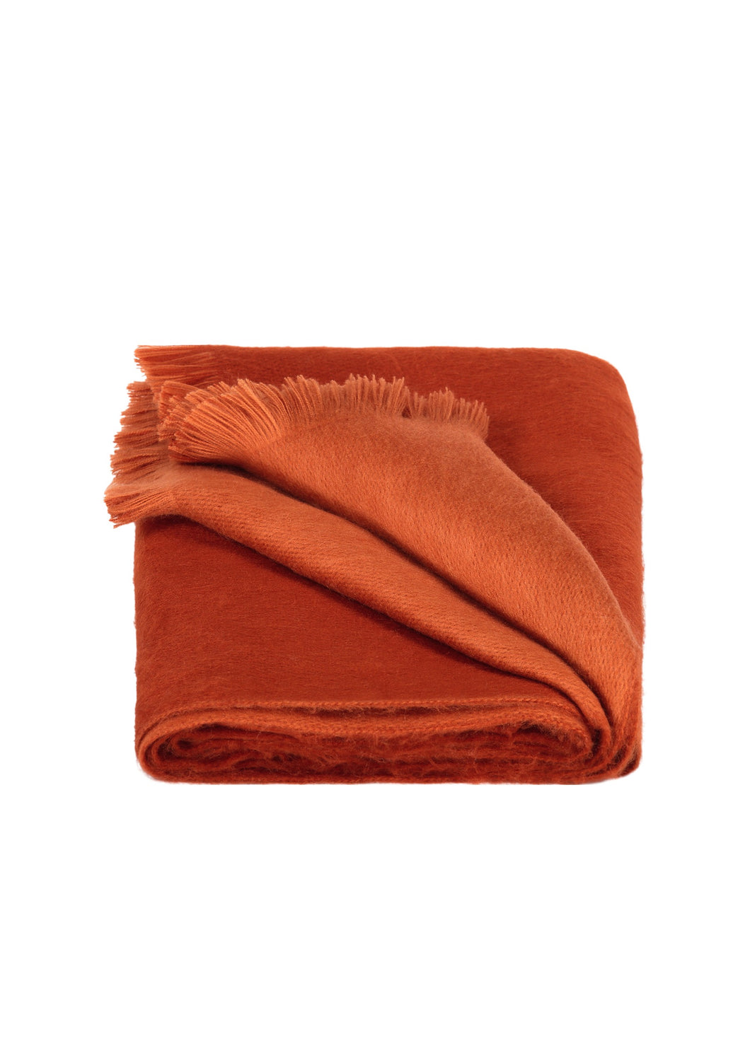 Alpaca Loca Scarf Double Terracotta / Brick Red