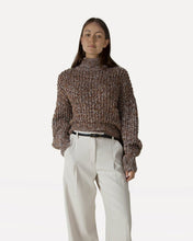 Afbeelding in Gallery-weergave laden, Another Label  Dylan Knitted Pull Garnet Rose  Melange
