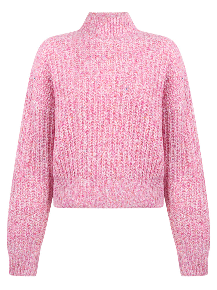 Another Label Dylan Knitted Pull Raspberry Melee