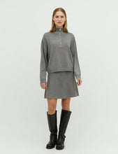 Afbeelding in Gallery-weergave laden, MbyM Folami Knit Skirt Medium Grey Melange
