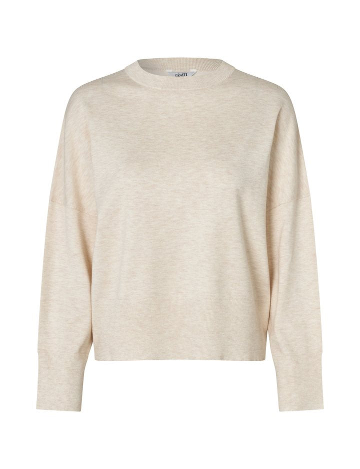 mbyM Gillian Knit Long Sleeves Sugar Melange