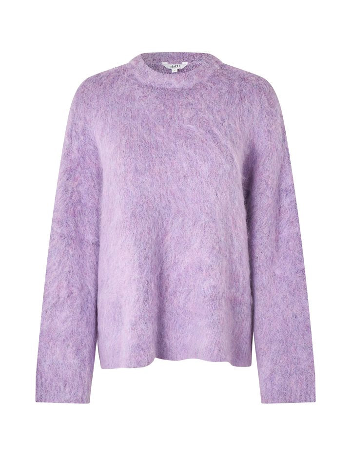 mbyM Gillis Brush Knit Gentle Violet Melange