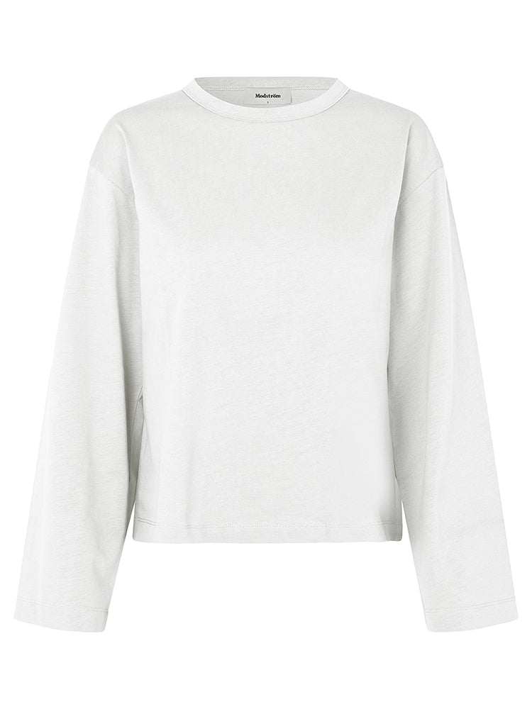 Modstrom Hellen  T-Shirt Long Sleeve Soft White