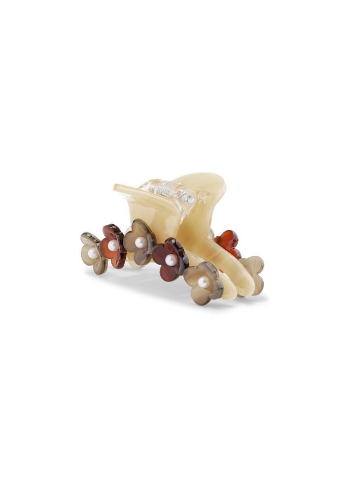 SUI AVA Bright Flower Mini Clip Ivory