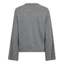 Afbeelding in Gallery-weergave laden, co couture My O-Neck Knit Grey Melange
