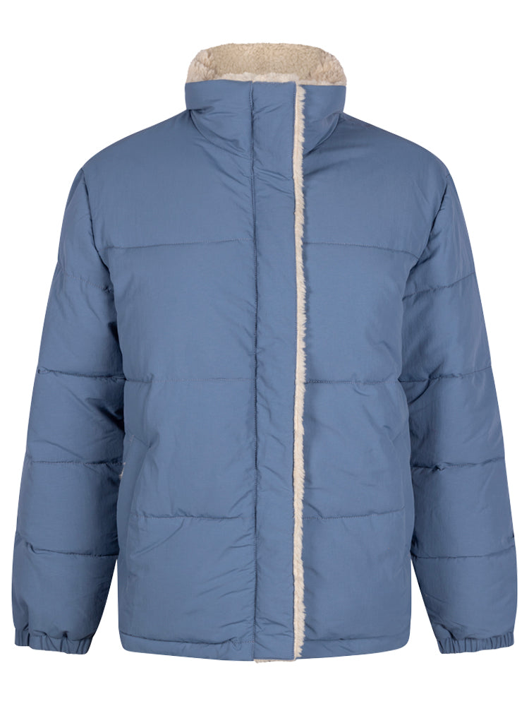 Another Label Mille Teddy Puffer Blue Horizon