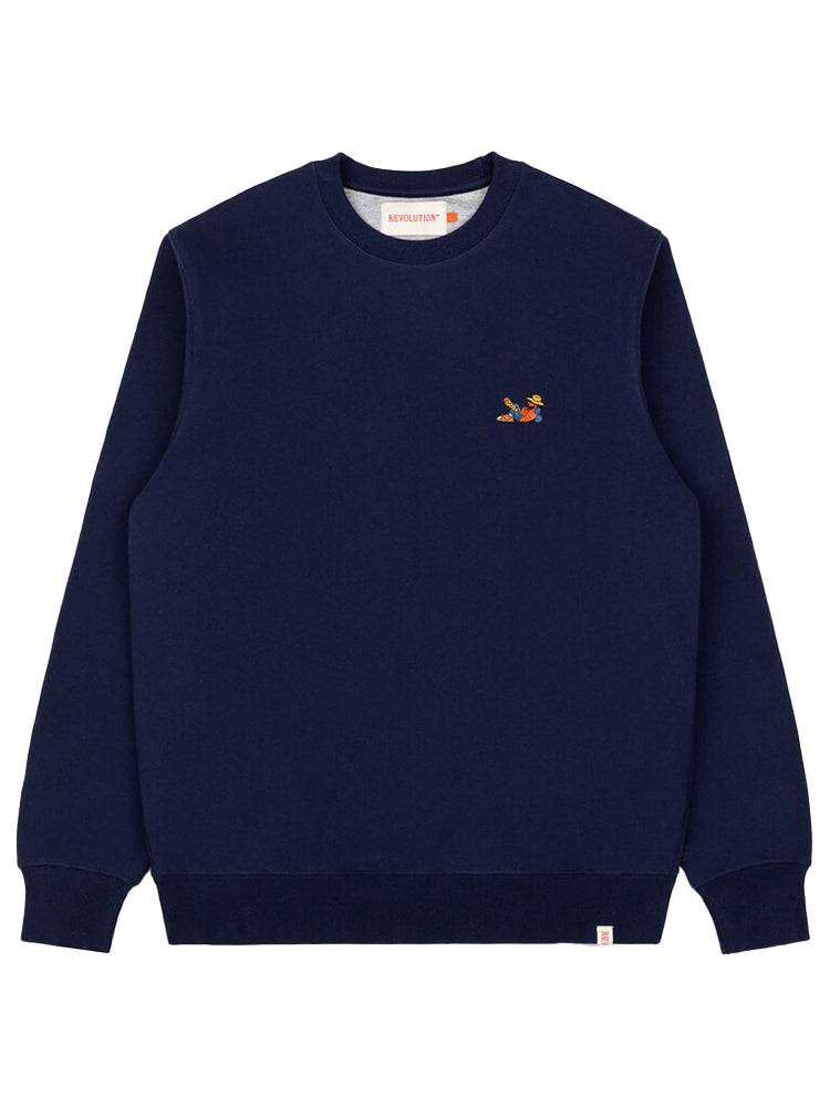 Revolution Lazy Regular Crewneck Navy