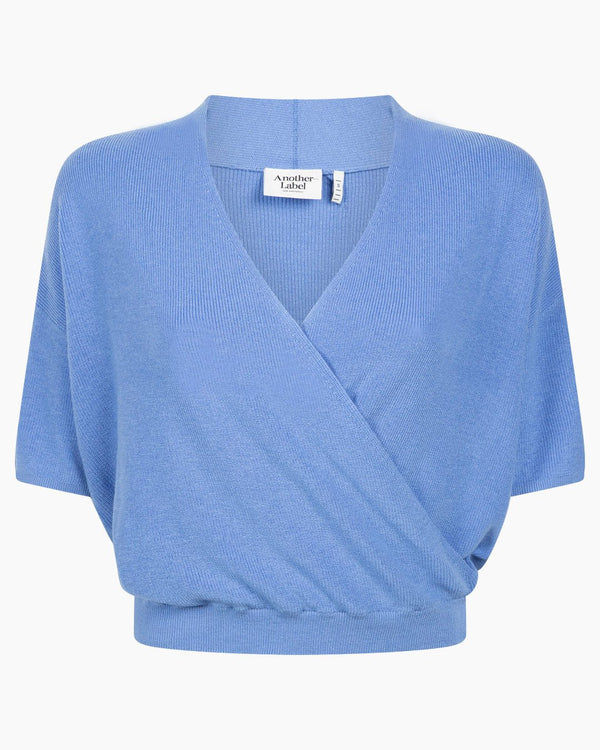 Another Label Lini Short Sleeves Knit Granada Sky