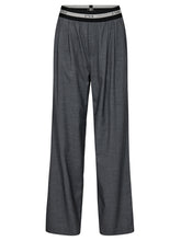 Afbeelding in Gallery-weergave laden, Co Couture Pleat Logo Pant Grey Melange
