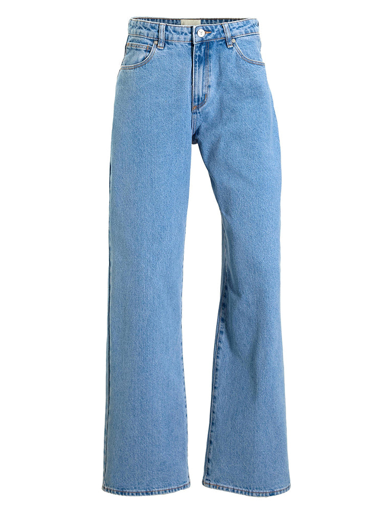 Abrand Jeans Baggy Gigi Jeans Mid Blue