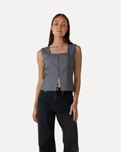Afbeelding in Gallery-weergave laden, Another Label Mimi Top/Spencer Grey Pinstripe
